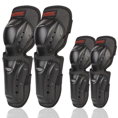 Rodilleras protectoras para codos, 4 unidades/juego, equipos protectores para montar, protectores para patinaje de Motocross, accesorios para motocicleta