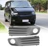 Practical  Front Bumper Grill Sturdy L/R Fog Lamp Hole Cover 7H0807489B 7H0807490B Standard Black Fog Lamp Cover