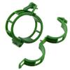 Lot of 200 Support Clips for Tomatoes and Climbing Plants — Green Plastic Reusable Ø2.9 Cm