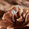 Womens Natural Amethyst Citrine Garnet Ring Geometric Jewelry