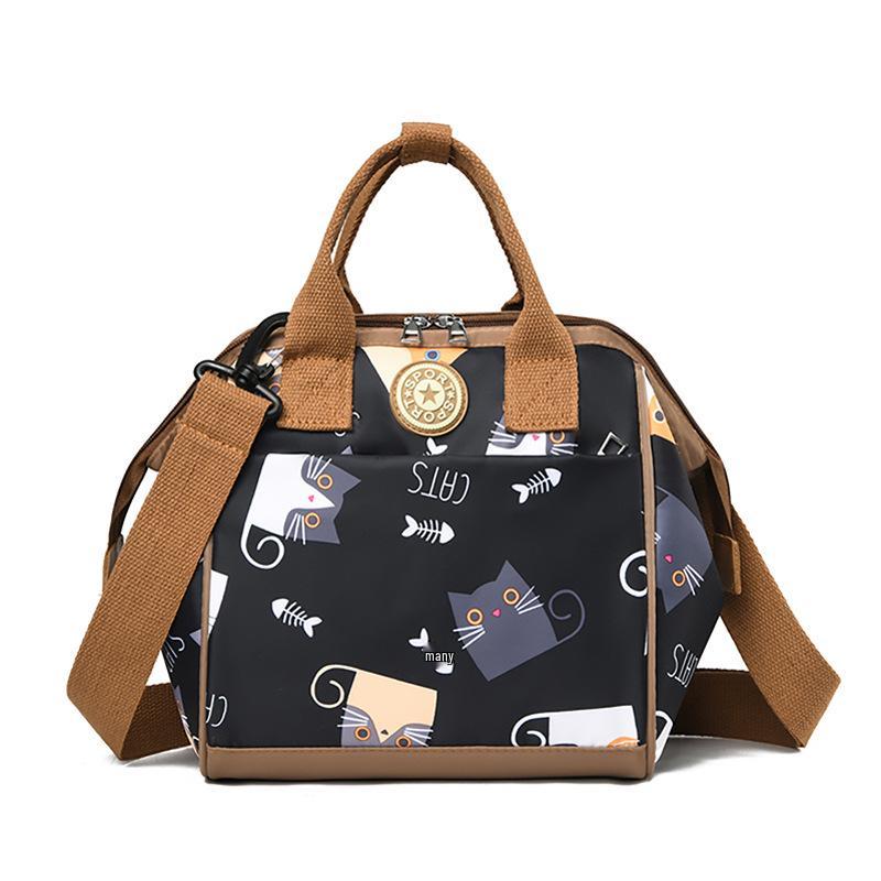 Compact Graffiti Mom & Baby Bag - Crossbody, Shoulder & Stroller Backpack with Insulation