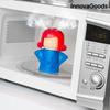 Angry Woman Shaped Microwave Cleaner - Cleaning with Water and Vinegar Level Indicator