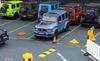 Almost Real Brabus G China Blue Scale Diecast Model Car G-Class Mercedes-AMG 63-2020 - 1/64 (Product Code 660505001)