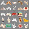 50 Gesture Graffiti Stickers Personalized Creative Heart Decoration Mobile Phone Case Computer Suitcase Stickers