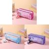 Sanrio Kuromi Canvas Pencil Case Large Capacity Durable Stationery Bag For Students