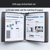 A4 Wall-Mounted 10-Page Swivel Display Folder/Document Holder