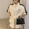 Women's 2024 Summer Striped Cardigan & Shorts Set - Fashionably Casual & Slimming