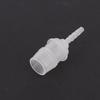 5Pcs Plastic Flexible Hose Two-Way Head Connector Reducer Fitting Adapter For Water Pipe Repair Garden Aquarium Laboratory