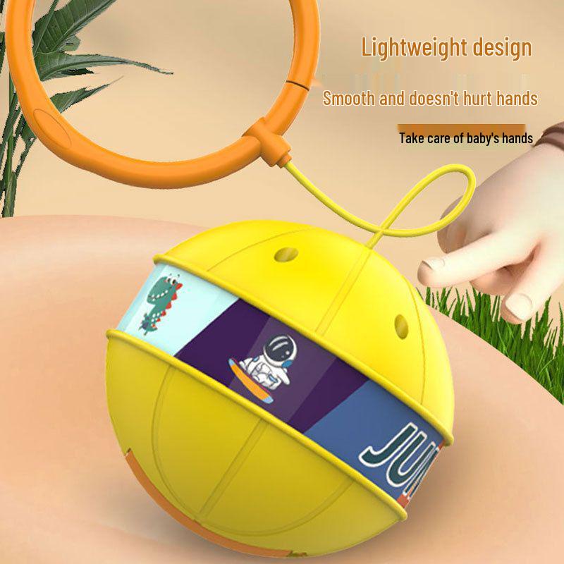 

Детский светящийся прыгающий мяч: Игрушка для занятий спортом на открытом воздухе и пособие для развития для детского сада жёлтый