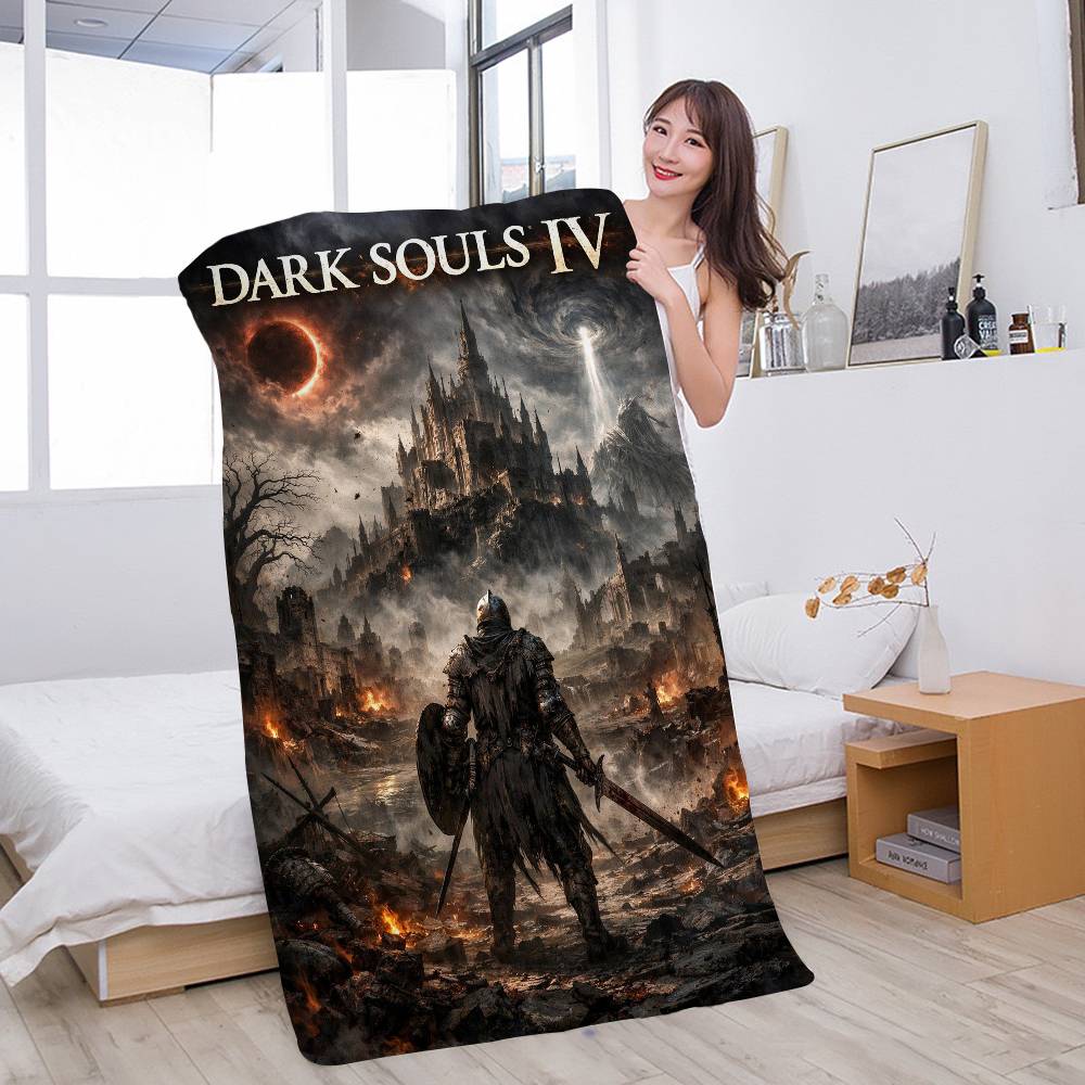 1pc D-Dark S-Souls 3 Big Microfiber Beach Towels Quick Dry Towel Sand Beach Towels Pool Towel for Travel Swim Pool Yoga