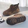 Men's Casual Shoes, Winter Multi-functional Fleece Warm Work Boots, Outdoor Anti-slip and Wear-resistant Snow Boots