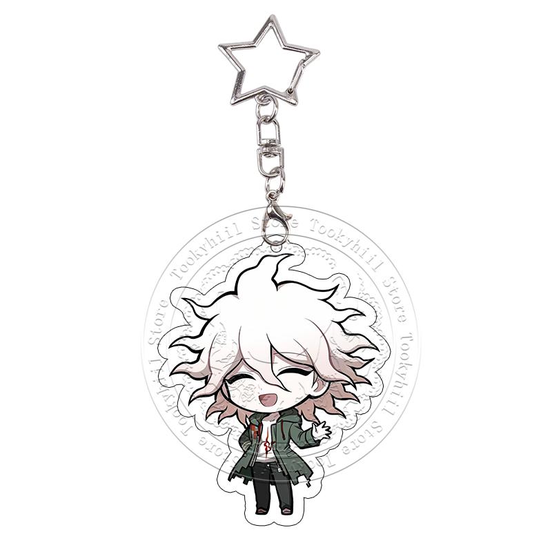 Danganronpa Acryl Schlüsselanhänger Toko Tsumiki Monokuma Exquisiter Schüler Anime Cartoon Taschenanhänger Chibi Dekor Zubehör Anhänger