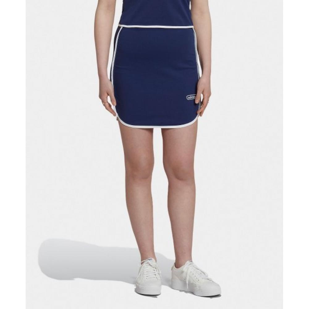 

ADIDAS Юбка ADIDAS с переплетом Темно-синяя HL6565