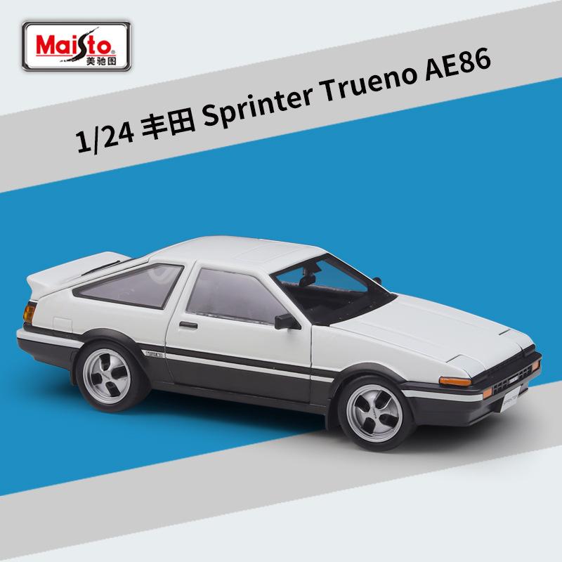 Maisto 1:24 Toyota Sprinter Trueno Ae86 Ae 86 Simulation Alloy Car Model Static Finished Toy Gift Display Piece