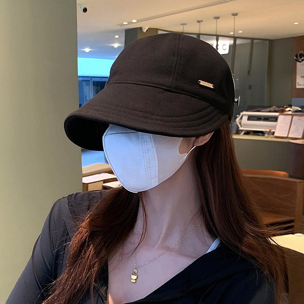 Fashion Foldable Wide Brim Sun Hat Drawstring Adjustable Cap Caps Wide Brim Cotton Caps UV G7M8