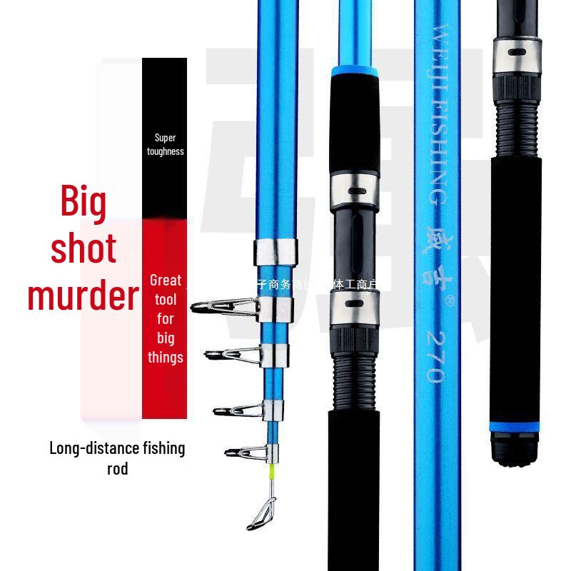 Komplettes Meeresangelruten-Set: Spinn-, Casting- und Weitwurf-Ruten mit Zubehör