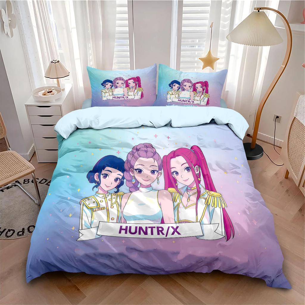 Star Hunters Duvet Cover Set With Zipper Closure Popular Girls' Bedding Set Soft Comfortable Quilt Cover Set For Bedroom