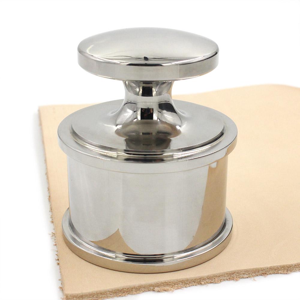 1pc DIY Leather Weight Tool for Leather Pressing & Shaping, Calibrated Weights Shape, Professional Sewing Leather Press Tool