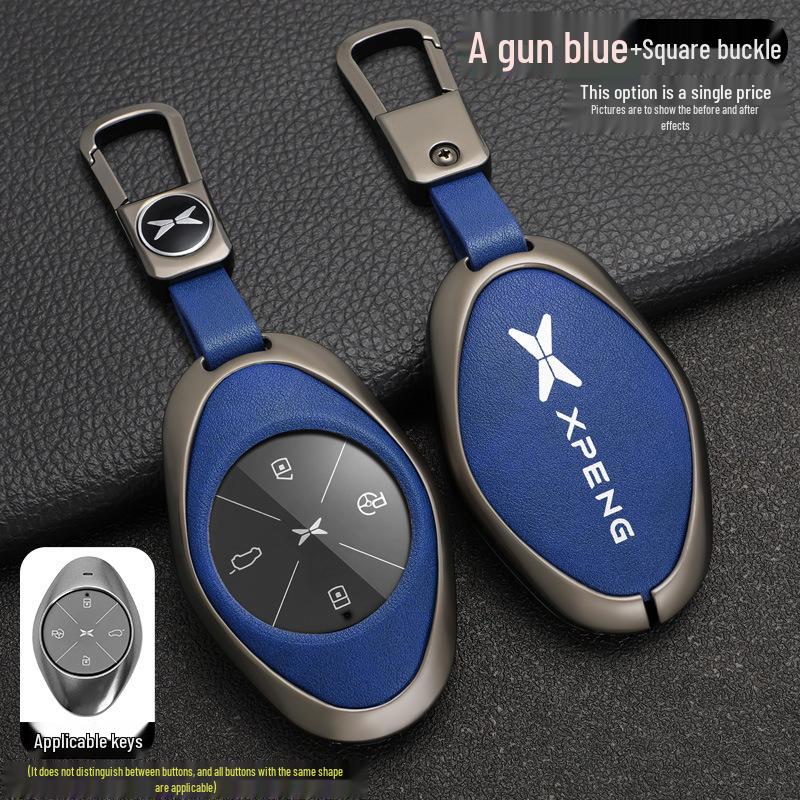 Xpeng P7/G3i Car Key Shell & Case: 2021/2022 Metal Key Holder