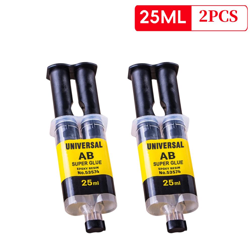 1-3PCS 4ML/25ML Epoxy Resin Liquid AB Glue Plastic Wood Strong Quick-drying Adhesive Glue Waterproof Metal Repair Glue