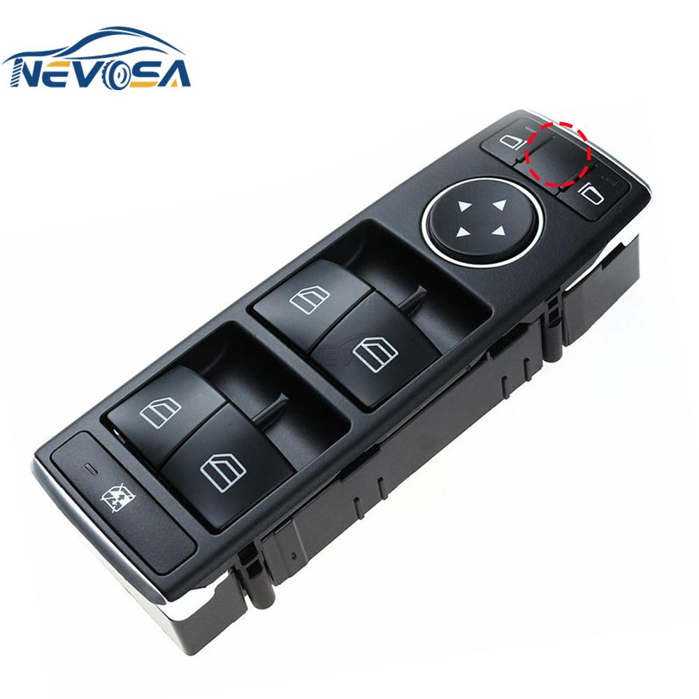 NEVOSA Power Window Switch For Mercedes Benz W212 W204 W117 W176 W156 X204 Benz C E Class S212 C250 A2049055302 A2049055402