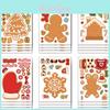 Adorable Cm2408010 Gingerbread Man Stickers For Festive Christmas Celebrations