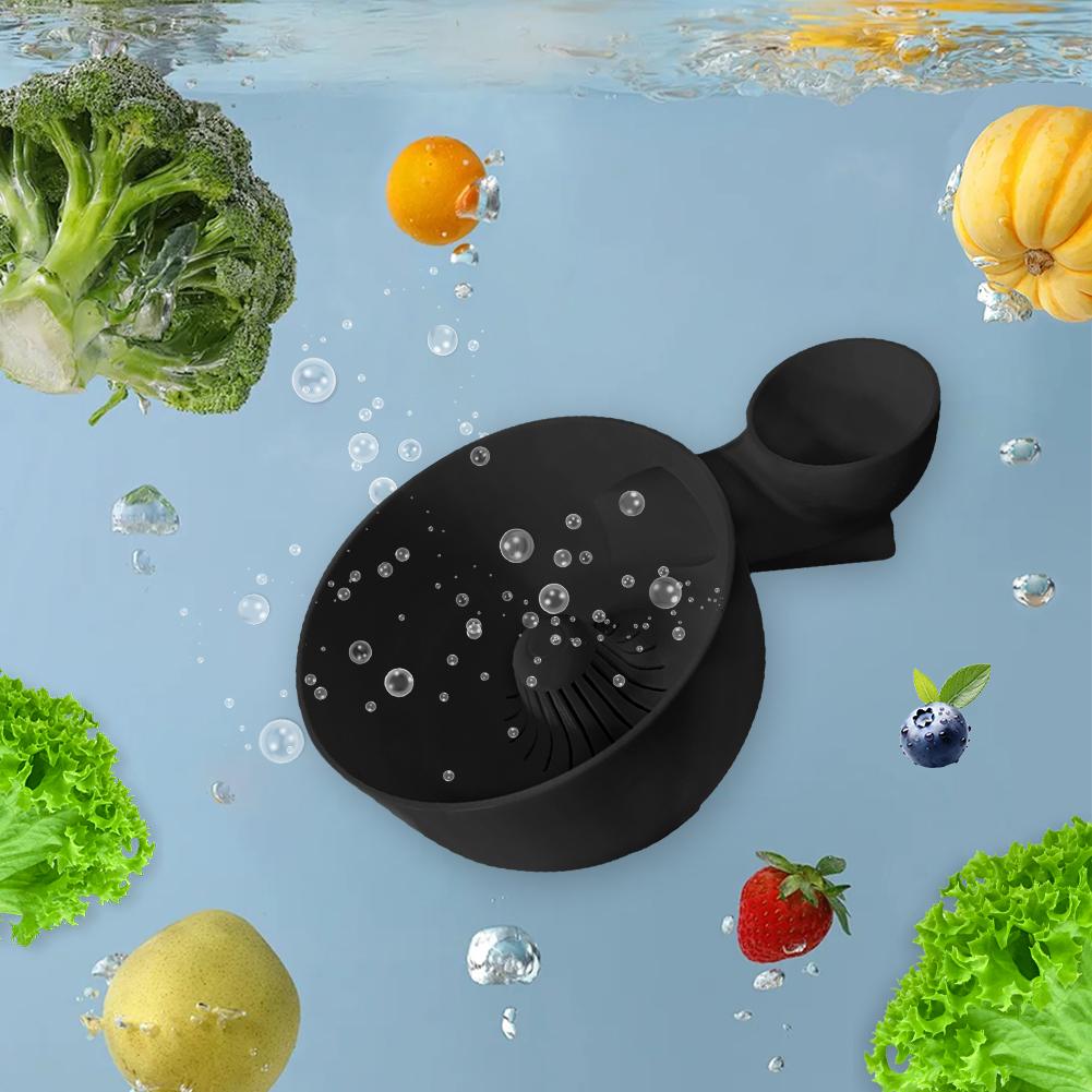 Automatic Vegetable Fruit Washer Portable Fruit Wash Bowl Washing Spinner BPA-free Cleaning Basket Home Kitchen Outdoor Picnic