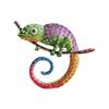 Big Multicolor Lizard Brooch Pins Fashion Animal Brooch Jewelry Gift Chameleon Pins KTJ
