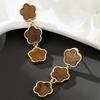 Vintage Bohemia Turquoise Cowboy Hat Boots Horse Earrings for Women Trendy Exaggerate Earring Party Wedding Jewelry Gift