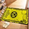 Borussia Dortmund Floor Mat Design For Foyer Outdoor Study Room Playrooms Antislip Carpet Anime Office Decor Wedding Party Gift