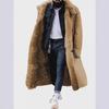 Men's Thick Winter Suede Long Coat
