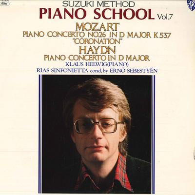 LP Record KLAUS HELLWIG(PIANO)/ERNO SEBESTYEN - Suzuki Method/Piano School Vol.7 SS8 TOSHIBA Japan Classical Used