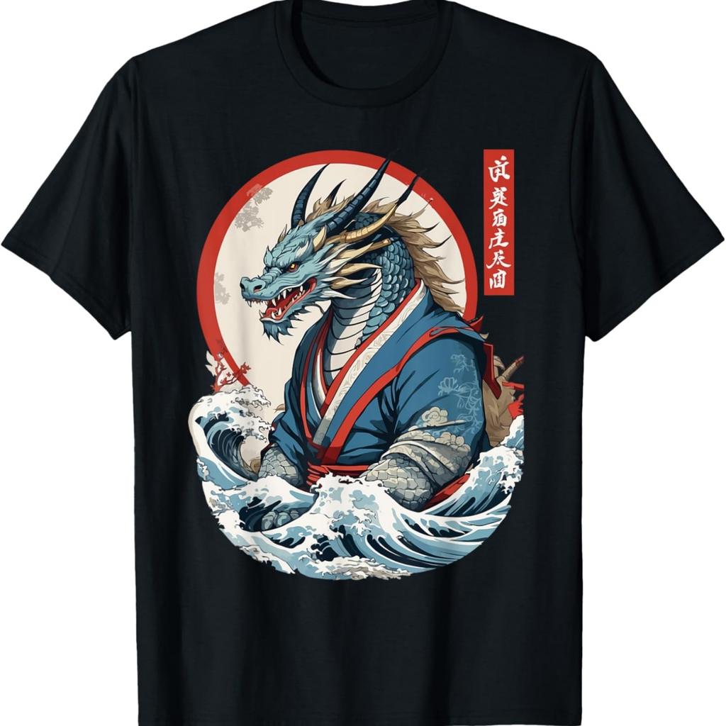 Mythology Folklore Cherry Blossoms Tokyo Dragon T-Shirt