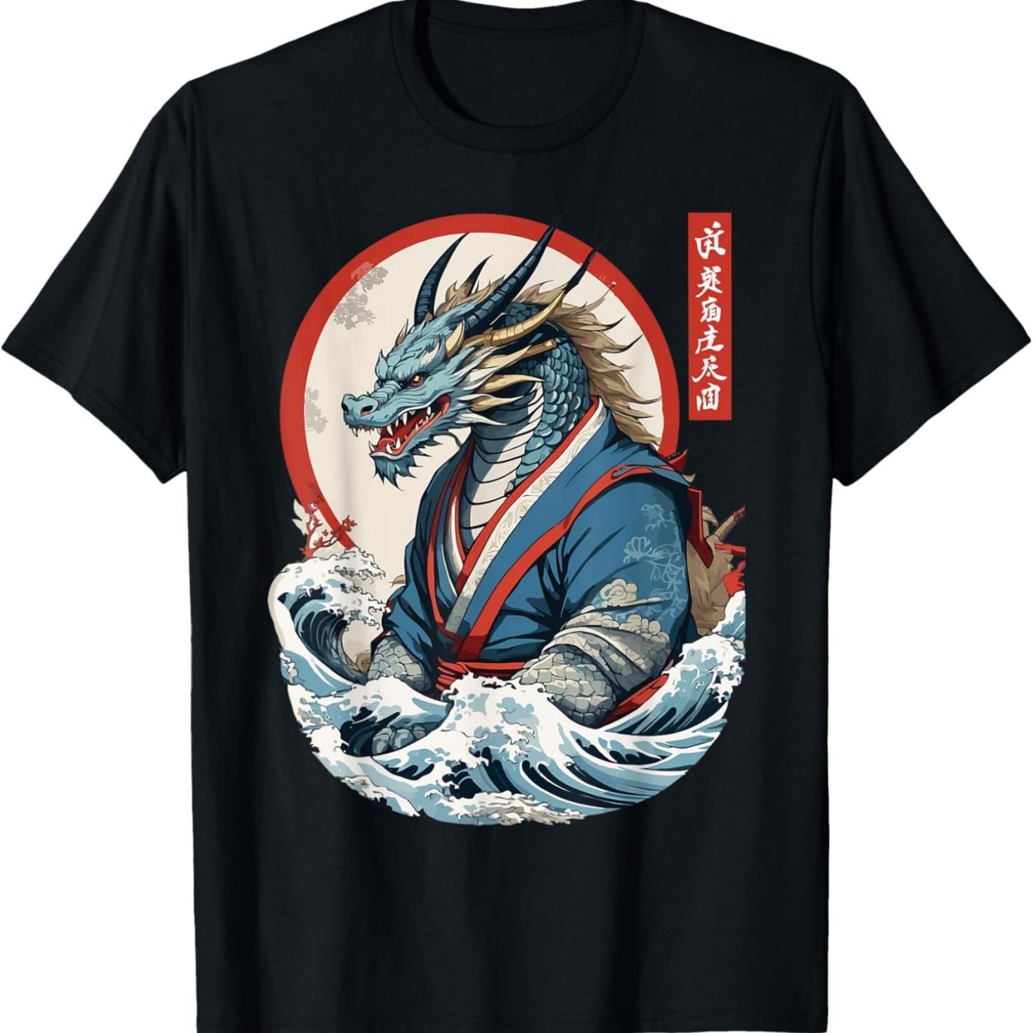 

Mythology Folklore Cherry Blossoms Tokyo Dragon T-Shirt S чёрный