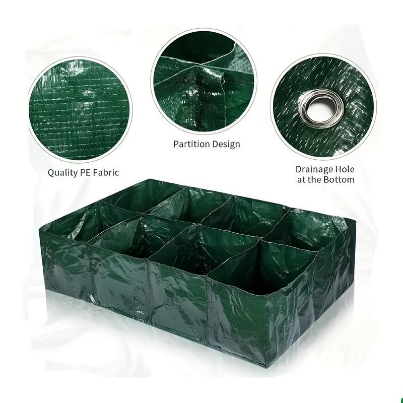 Grow Bag Plant Garden Planter Vegetable Flower Nursery Pot Flowerpot Round Cultivation Growth Container Outdoor
