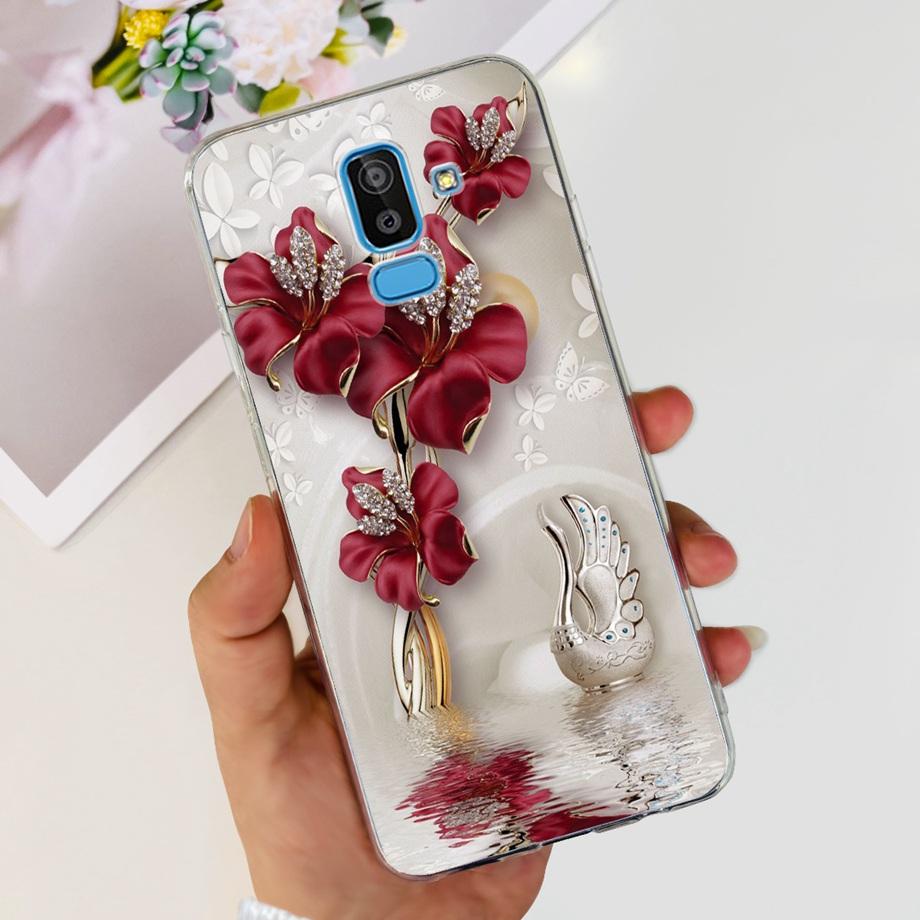 For Samsung Galaxy J8 2018 Silicone Soft Phone Case for Samsung J8 2018 J810F J810 Back Cover For Samsung J8 J 8 2018 Clear Capa