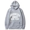New York Brooklyn 1631 Printed Hoodie Classic Long Sleeve Jacket Daily Casual Autumn/Winter Sweatshirt Street Warmth Sweatshirt