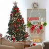 Tree Toppers Five-Pointed Star Family Decoration Bright Colors 23x31cm 1Pc