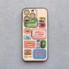 Sardines Fish Art Phone Case For iPhone 17 Pro Max 16 Plus 15 14 13 Mini 12 11 XS XR 17Air Shockproof Cover