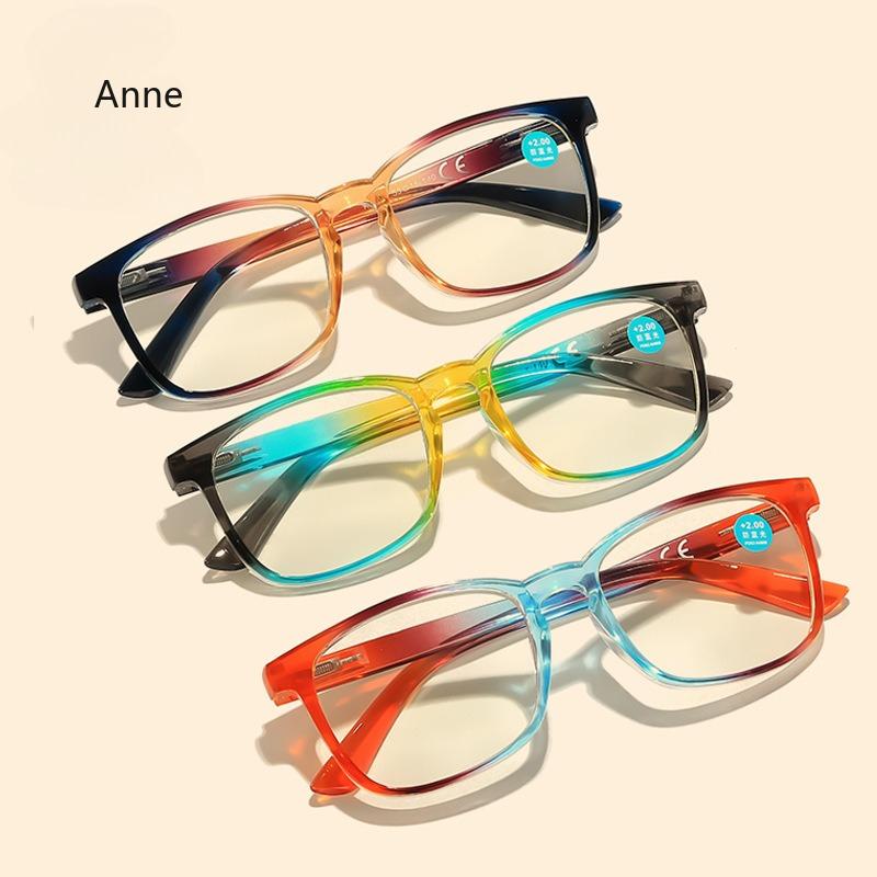 High-definition Reading Glasses Fashionable Large Frame Presbyopia Glasses for Women Anti Blue Light Far Sight Glasses