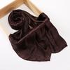 Premium Malaysia Satin Tudung Hijab Islamic Veil Headscarf Crinkle Plain Color Satin Crepe Scarf Muslim Women Shawl Wrap