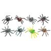 8 Stück Plastikspinne Halloween-Spielzeug für Halloween-Dekorationen