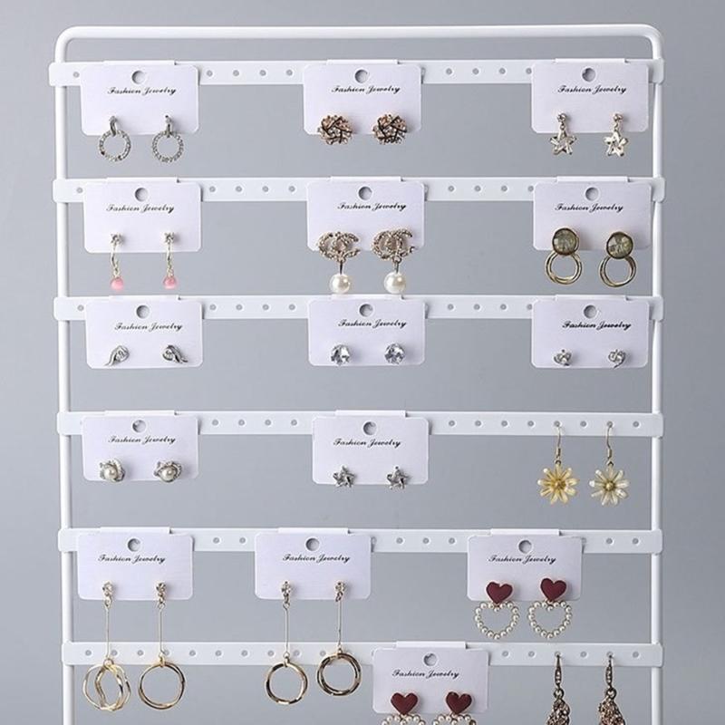 Durable Jewelry Holder Stand Earring Rack with 6 Levels and 120 Slots 6 Layers Earrings Display Stand Jewelry Organizer