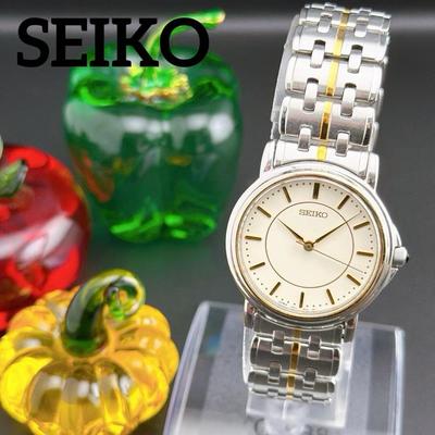 [Rare/Good Condition] Old Seiko Spirit White Quartz Men's Watch