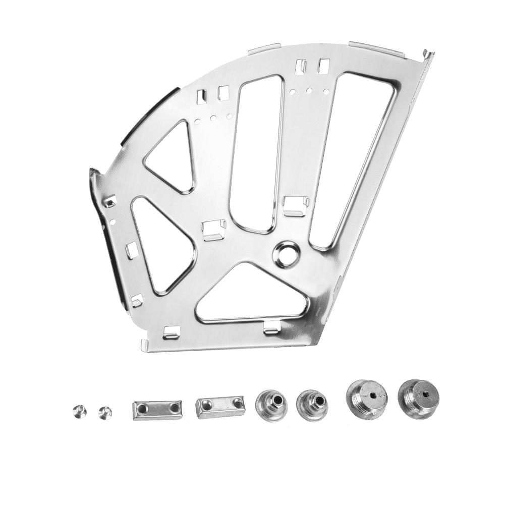 1 Pair Shoes Drawer Cabinet Hinges Frame  Movable Turning Rack Fittings (3 Layers)