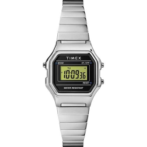 

Часы Timex Digital Mini 27 мм серебристого тона TW2T48200