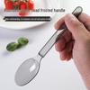 Disposable Grey Transparent American Spoons