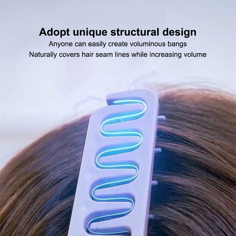 Volumengebender Kamm mit breiten Zinken zum Stylen von Haaren Lockenwerkzeuge Flauschige Textur Ideal für alle Haartypen Haarstyling-Werkzeuge