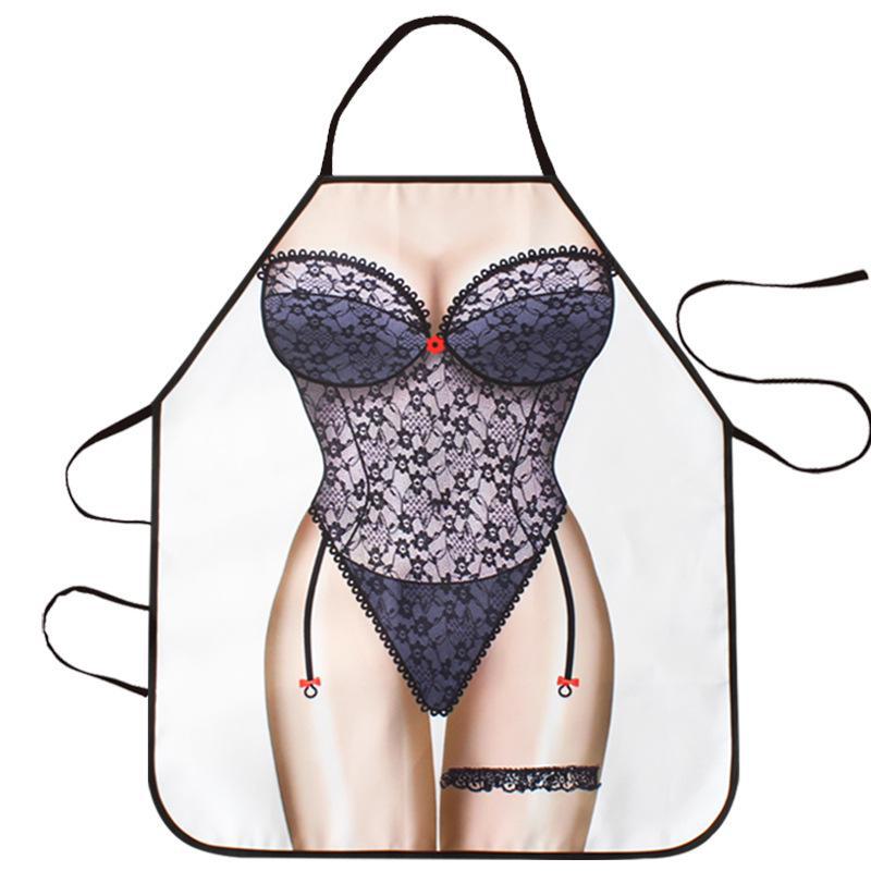 Novelty Muscle Man Apron - Creative Funny Design