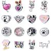 Copper Cute Cats Dogs Animals Pets Series Charms Beads Fit Wear Braceletsdiy Fine Gifts Jewelry Accessories